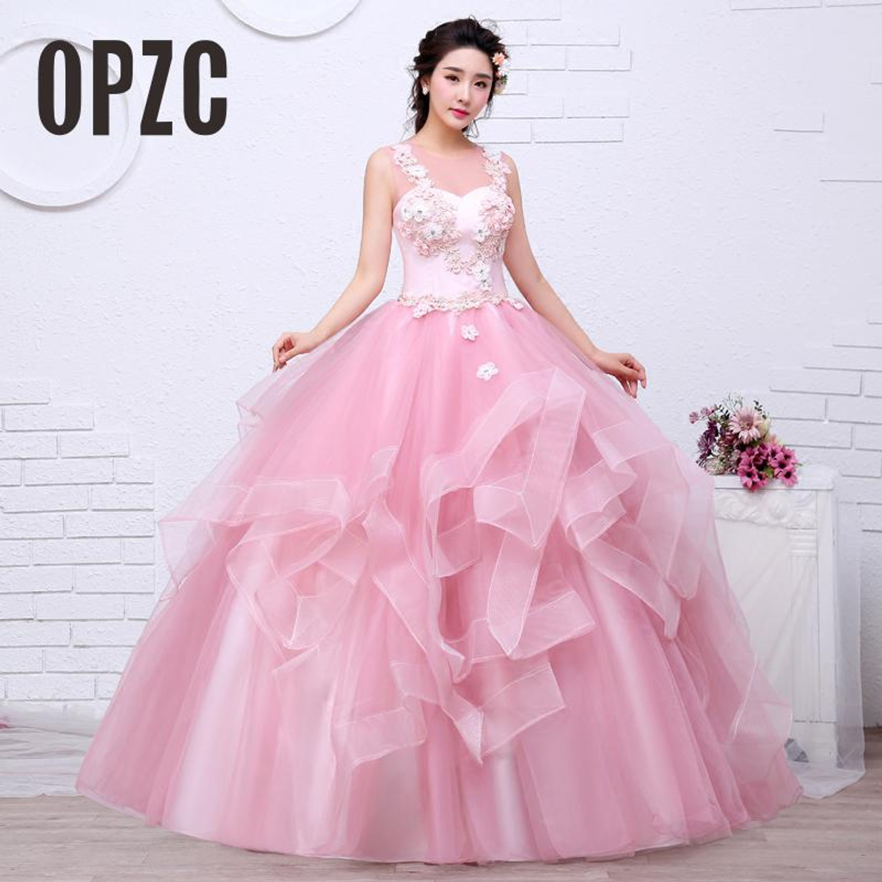 Vivianyo HD Clothes for Baby GirlsKids Girls Ruffled Princess Bridesmaid  Pageant Gown Birthday Party Wedding Dress Flash Picks Green - Walmart.com